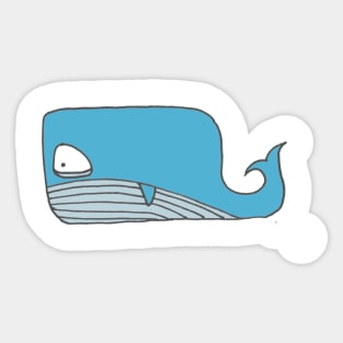 Bud The Blue Whale Sticker